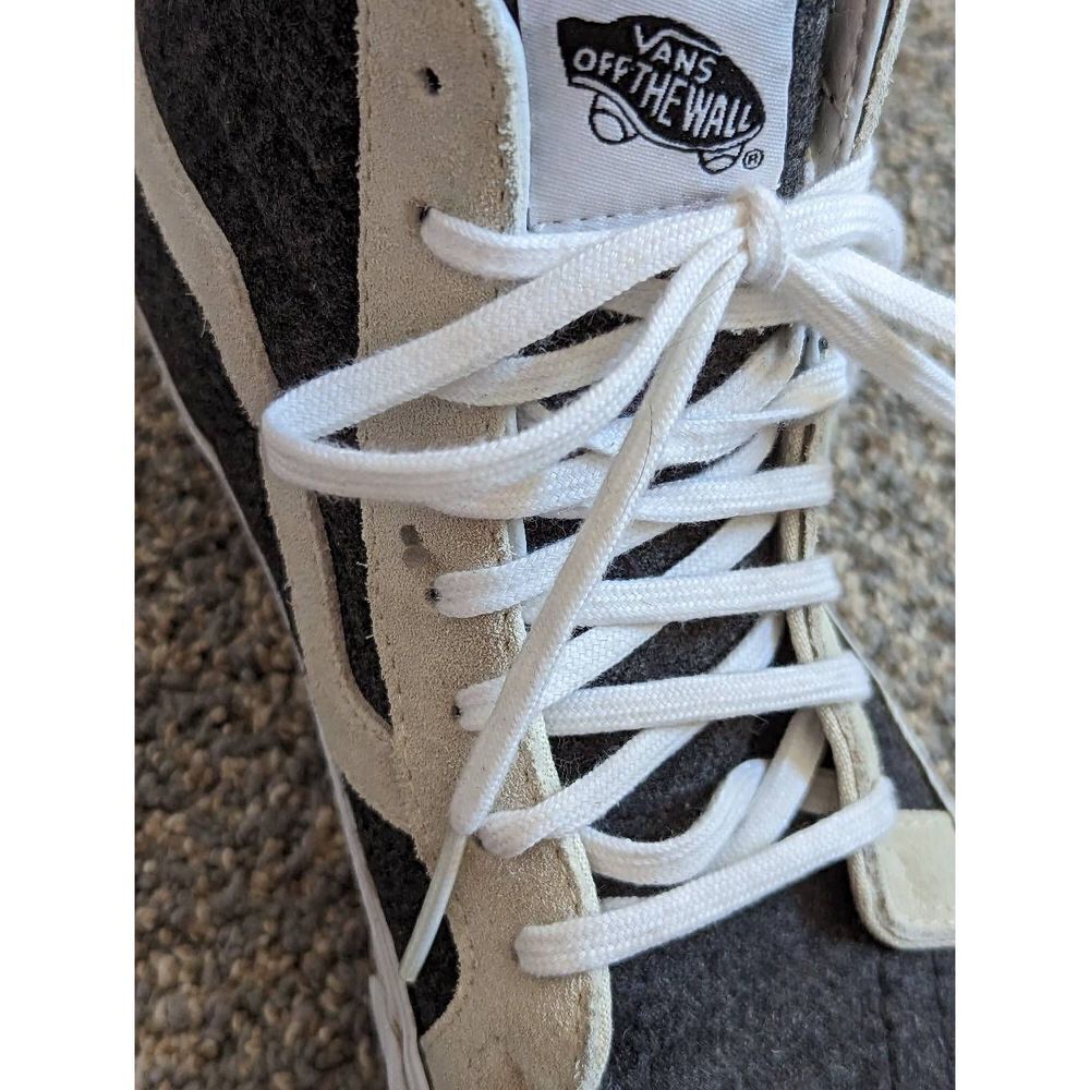 Vans Women's Black High-Cut Lace-Up Skateboard Shoes Size 8 - Picture 9 of 9